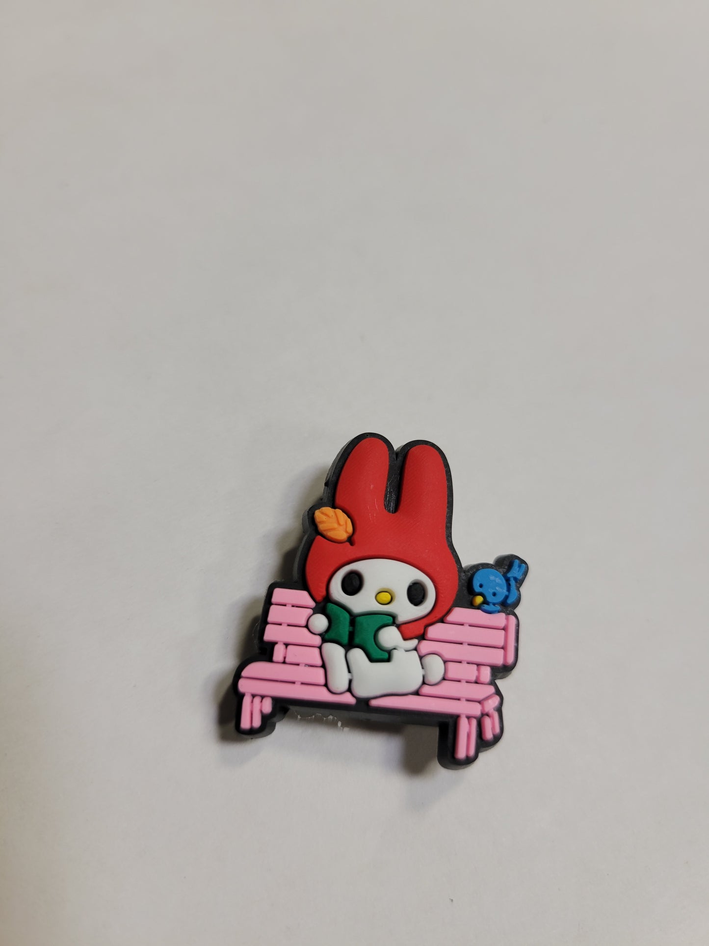 My Melody sitting on a Bench Charm (Sanrio)
