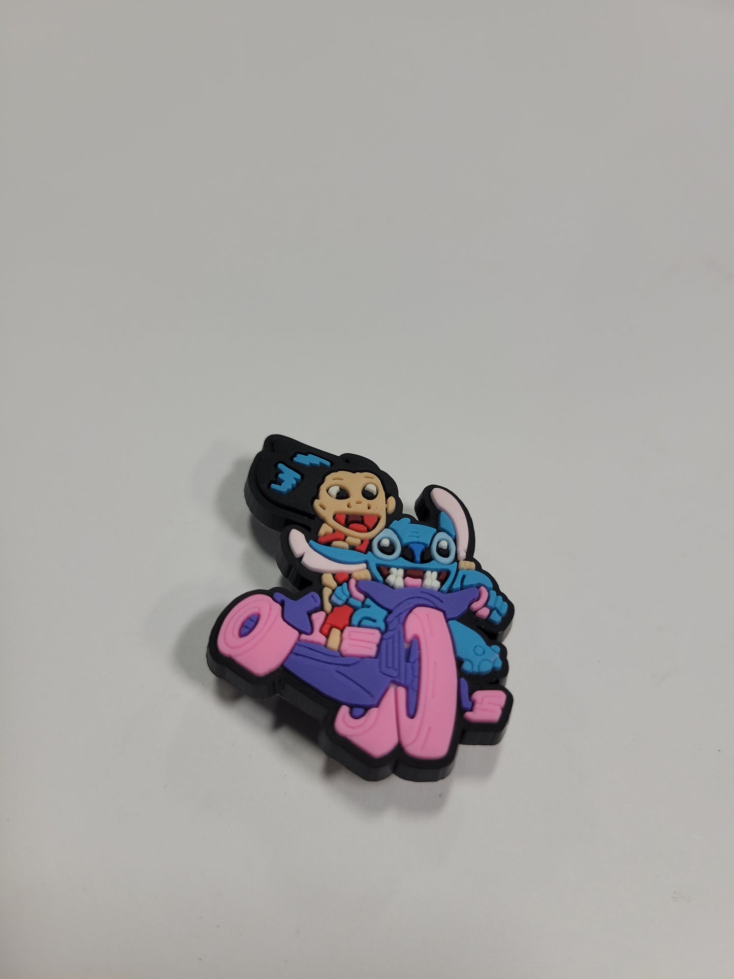 Stitch & Lilo Riding Bike