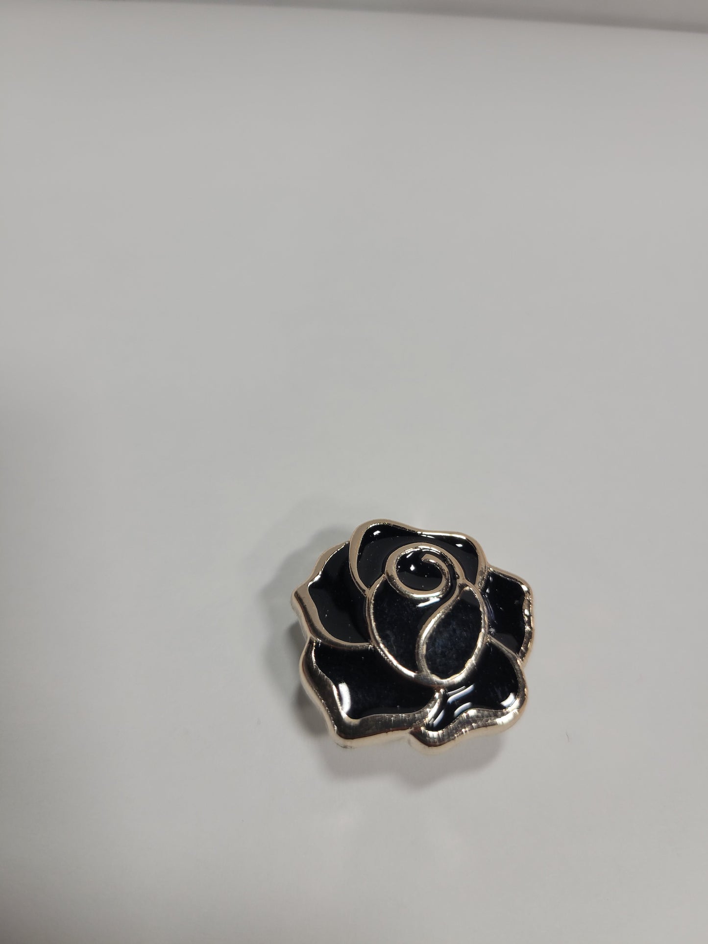 Dark Blue Rose Charm