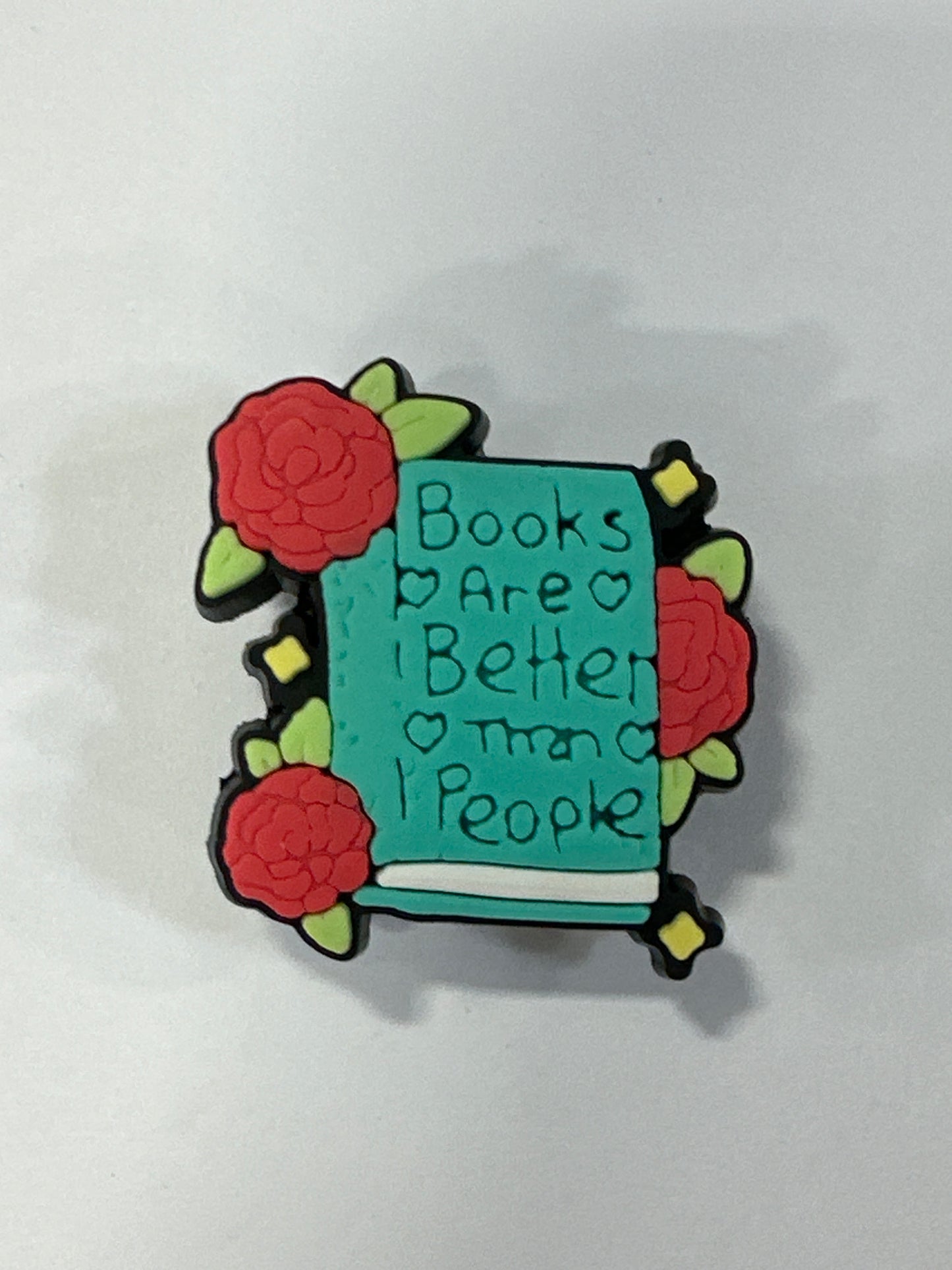 Hat with Roses books are better than people