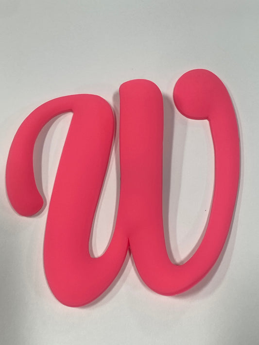 Pink Big Letter W