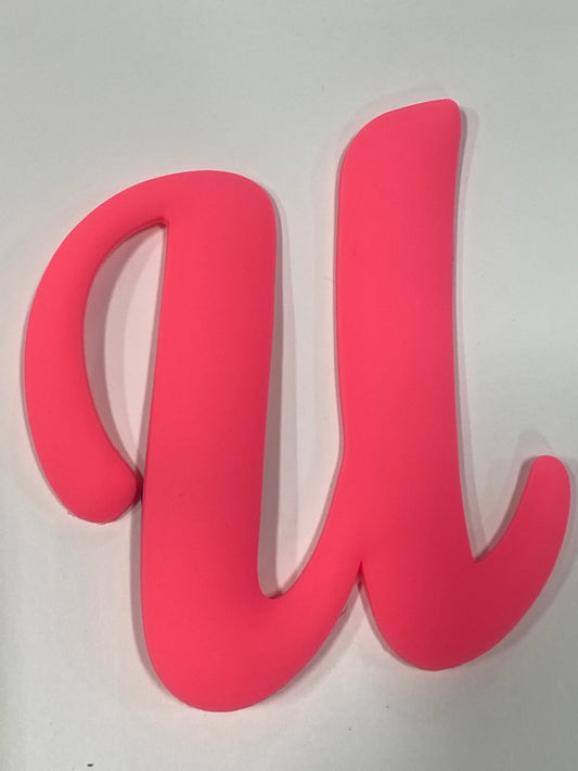 Pink Big Letter U