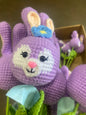 Crochet Flower Purple Kuromi Big Size