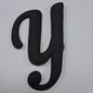Black Big Letter Y