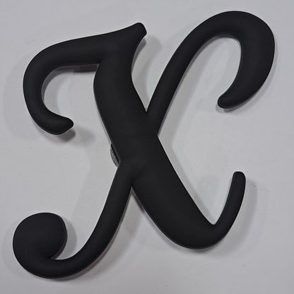 Black Big Letter X