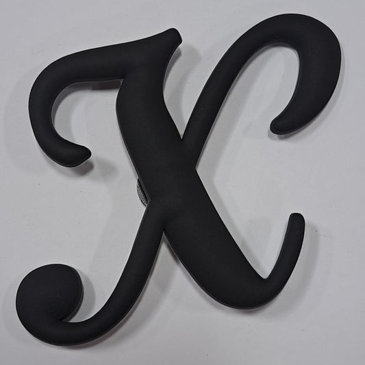 Black Big Letter X