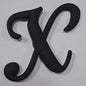 Black Big Letter X