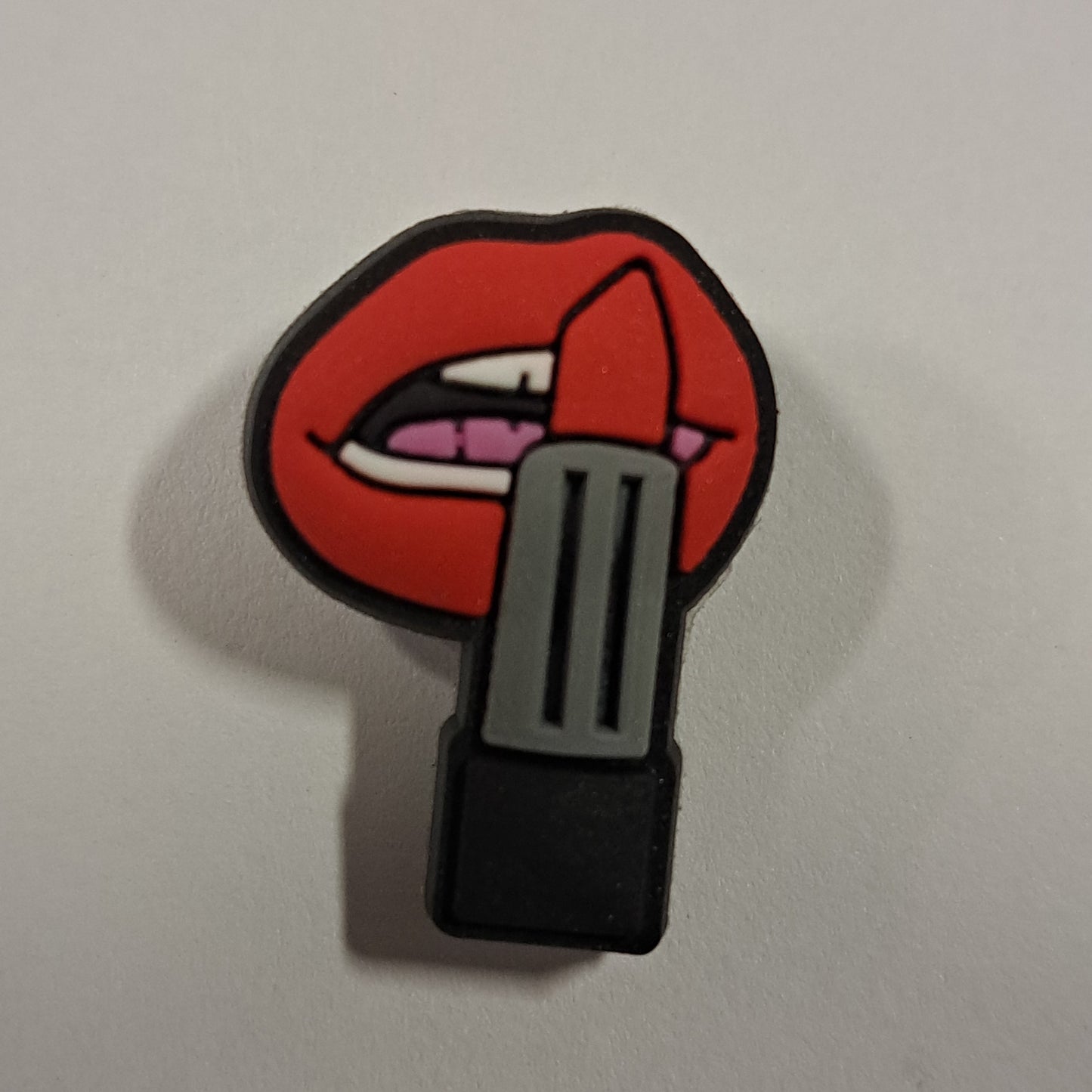 Red Lips with Lipstick