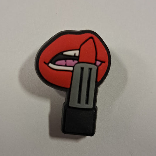 Red Lips with Lipstick