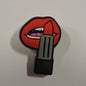 Red Lips with Lipstick