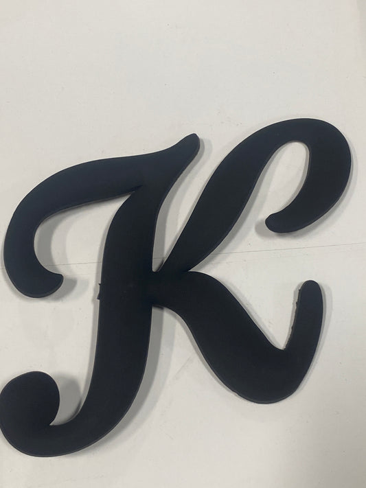 Black Big Letter K