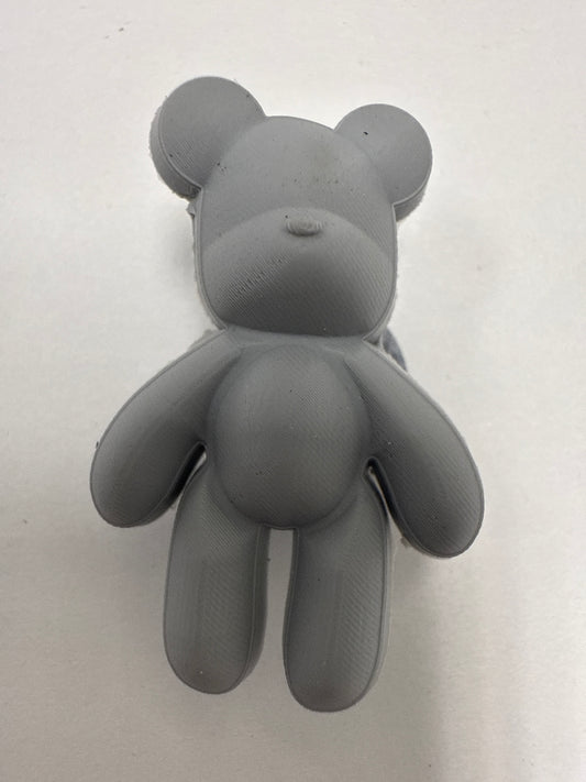3D Teddy Bear-Gray
