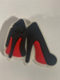HIGH HEELS BLACK AND RED