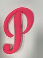 Pink Big Letter P