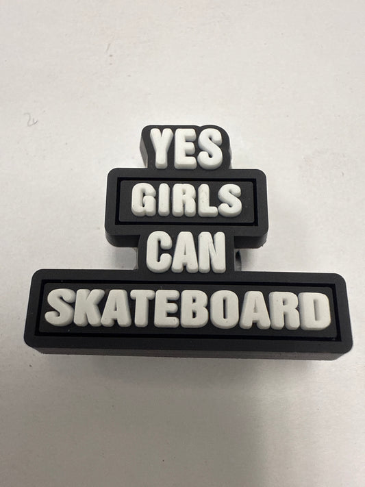 Yes girl can skateboard