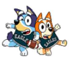 Philadelphia Eagles Mascots Shoe Charm