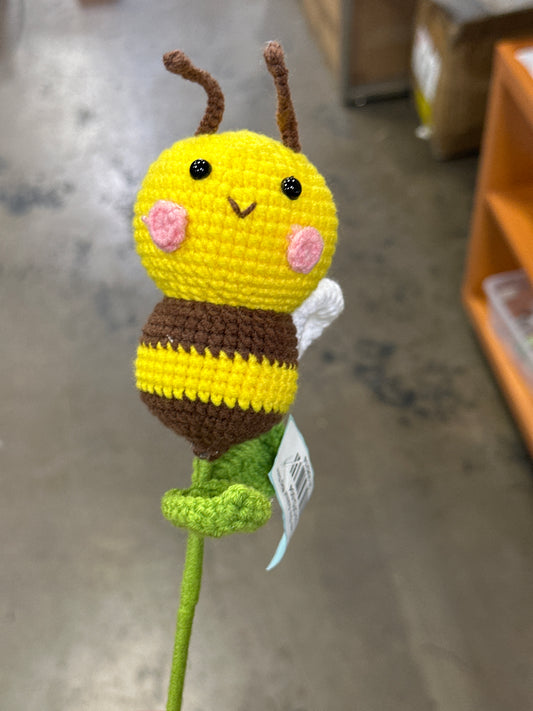 Crochet Flower Bee Animal Big Size
