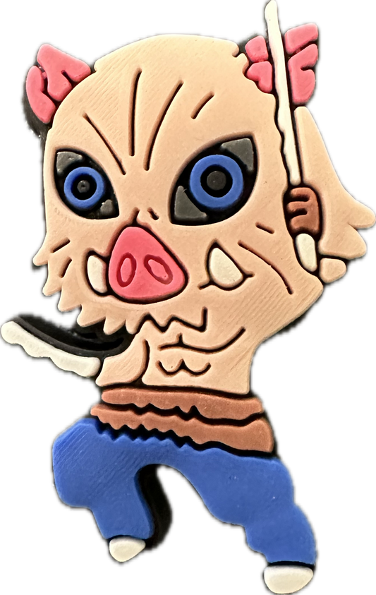 Universal_Pin Anime Demon Slayer Beige-Blue