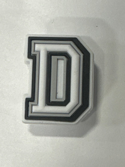 White Letter D