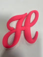 Pink Big Letter H