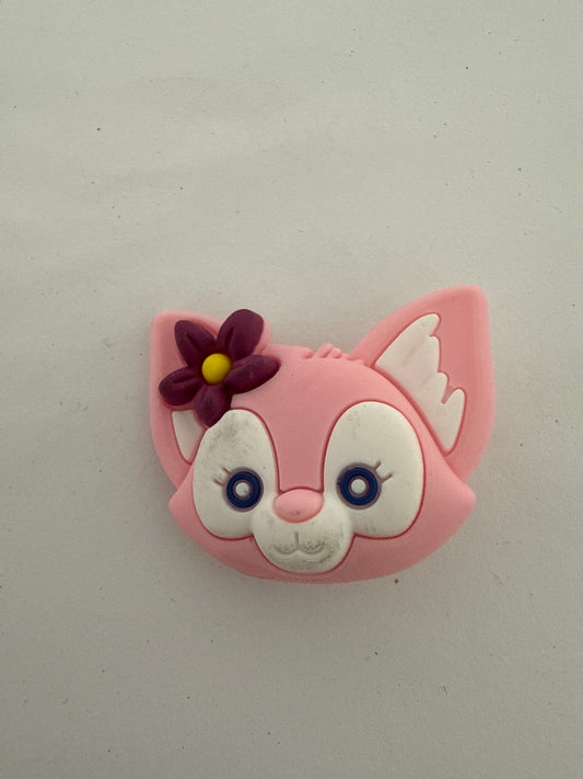 3D Charm -Pink Fox