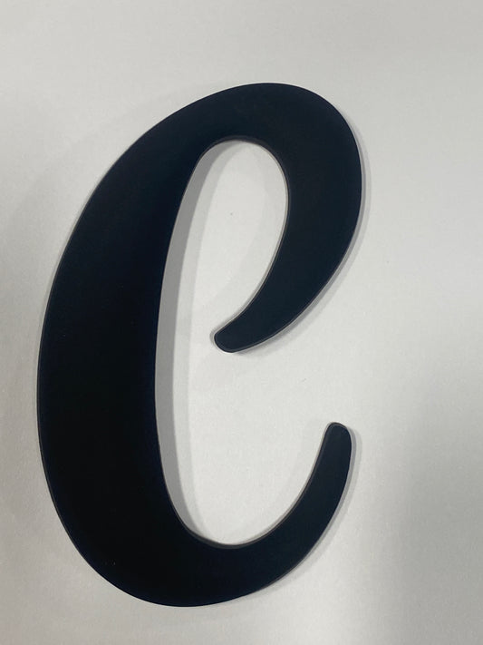 Black Big Letter C
