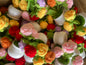 Rose Small Potted Plants Crochet Flower/UJ080
