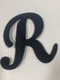 Black Big Letter R