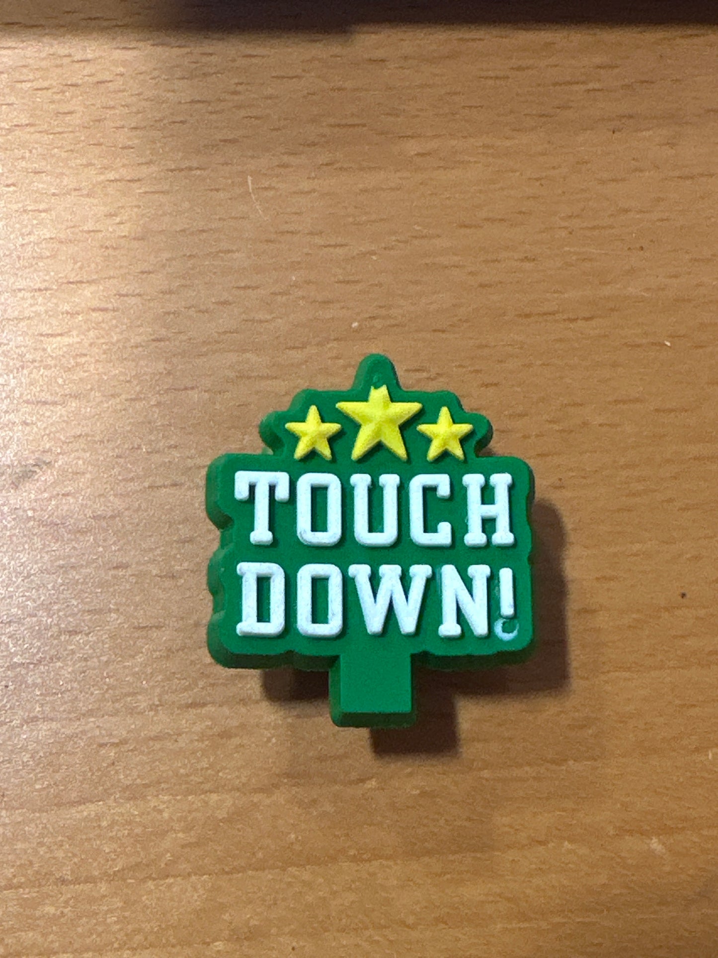 Touch down shoe charm