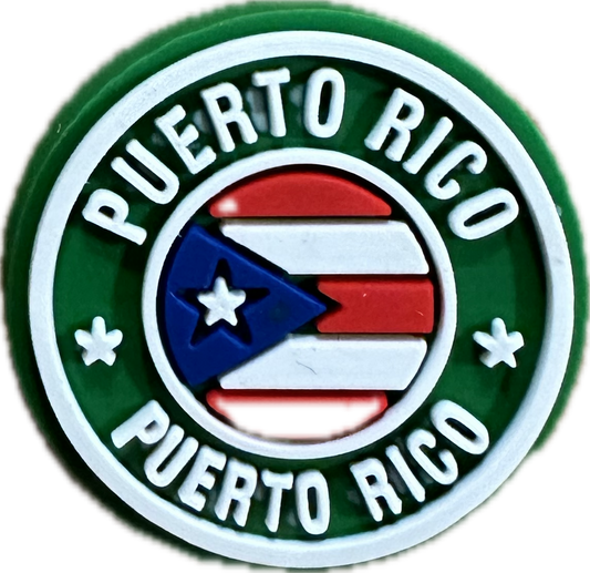 Universal_Pin Flag Puerto Rico Green-Red