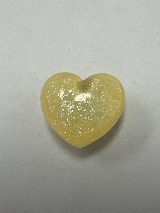 3D Yellow heart