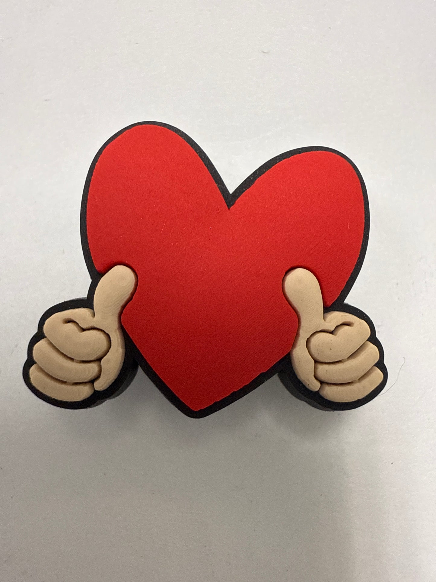 HEART WITH THUMB /EYES RED