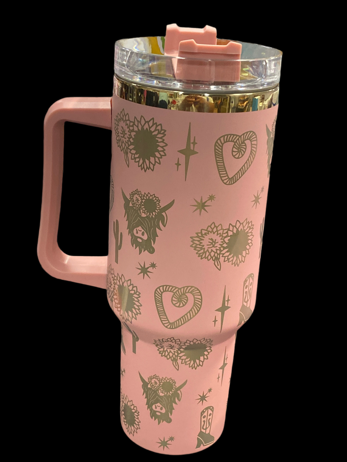 TUMBLER WHITE HORNS/ UJ-CUP-14