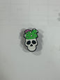 Skull shoe charm