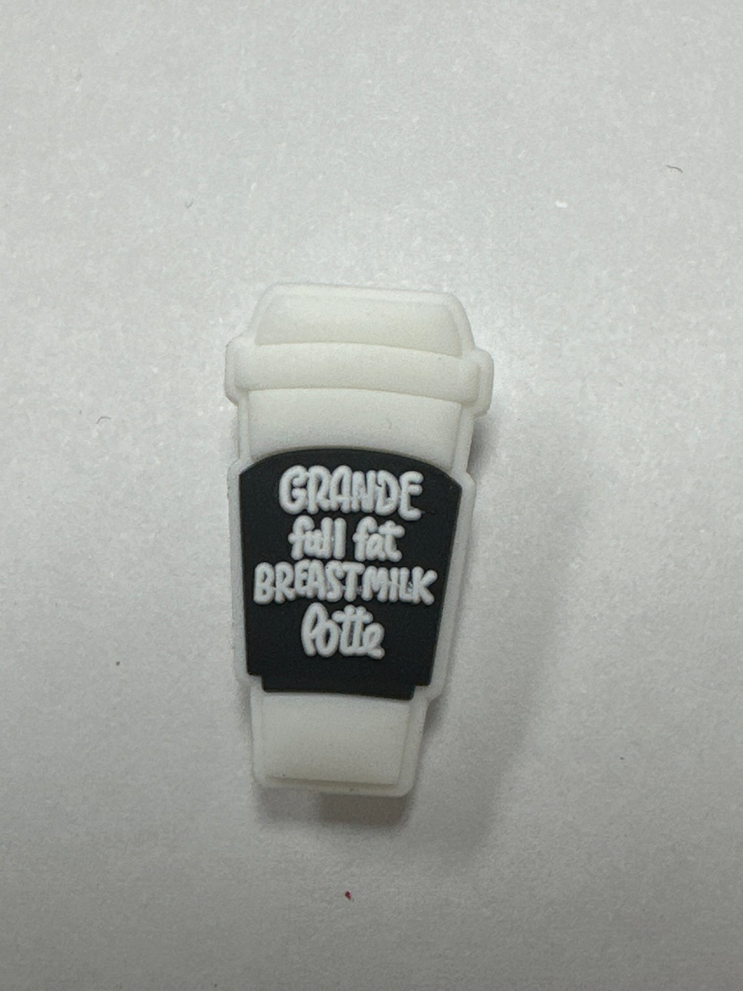 Grande full fat breastmilk latte - shoe charm