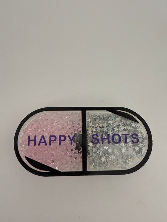 Glitter Medical -Pink and Gray Pill