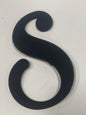 Black Big Letter S