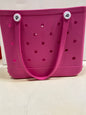 BEACH BAG DARK PINK