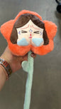 Cry baby plush flower - orange V4
