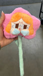 Cry baby plush flower - pink V5