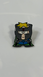 Metal Pin - Armored Blonde south park character