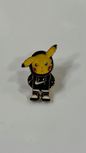 Metal Pin - Black clothed Pikachu