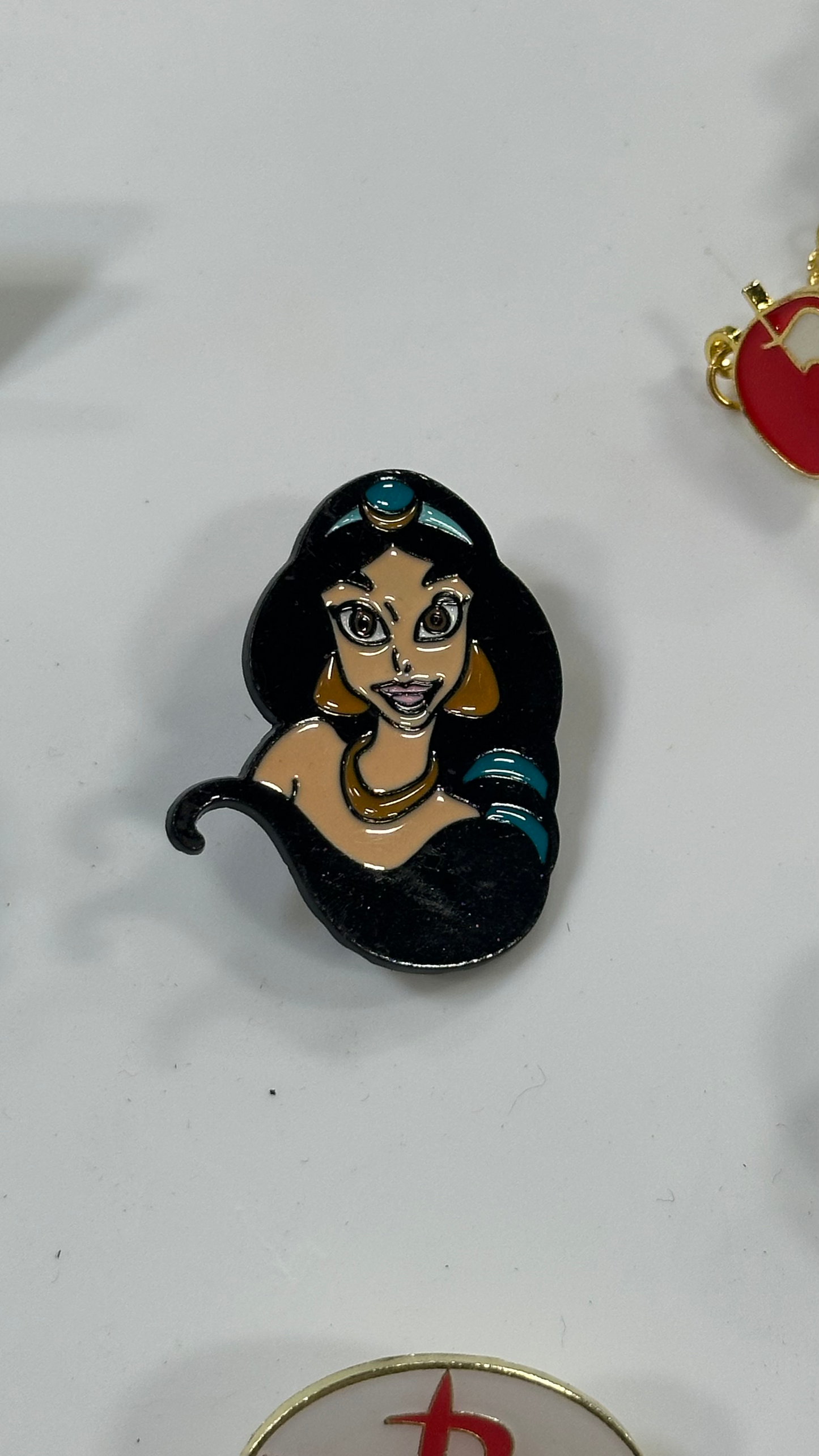Metal Pin - Black Hair Egyptian Women