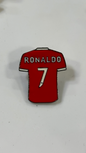Metal Pin - Cristiano Ronaldo Number 7 Jersey