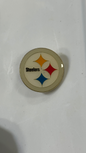 Metal Pin - Circle with Yellow, Red, Blue Stars
