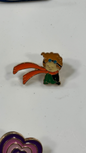 Metal Pin - The Little Princses Orange Scarf