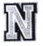 SILVER LETTER N