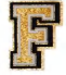 GOLD LETTER F