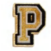 GOLD LETTER P
