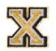 GOLD LETTER X